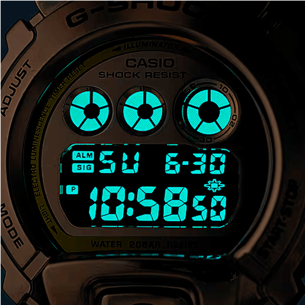 RELOJ CASIO G-SHOCK DIGITAL DORADO GM-6900G-9CR