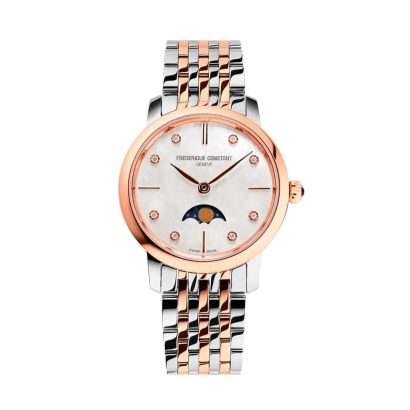 Slimline Ladies Moonphase FC-206MPWD1S2B