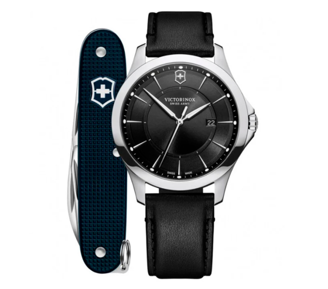 Juego de Reloj Victorinox Alliance con Navaja Suiza