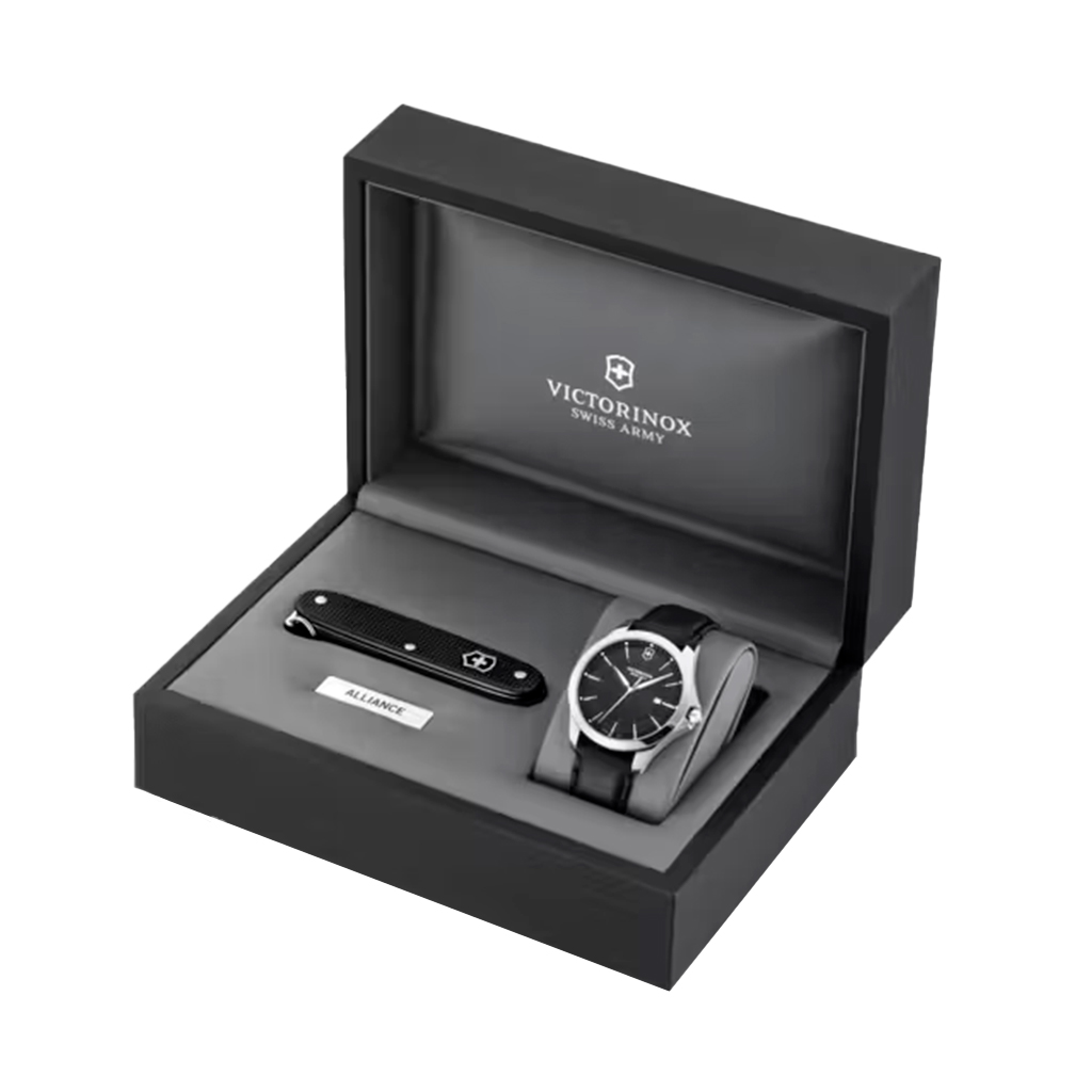Juego de Reloj Victorinox Alliance con Navaja Suiza