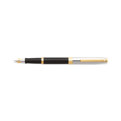 Pluma Sheaffer Sagaris E0947553 Negro-Cromado-Dorado