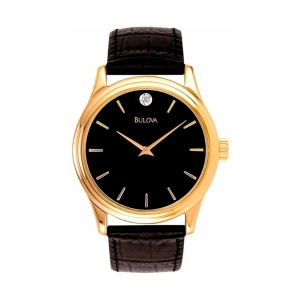 Reloj BULOVA Con Diamante Para Caballero 97F55