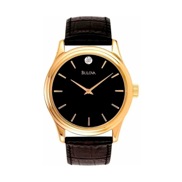 Reloj BULOVA Con Diamante Para Caballero 97F55