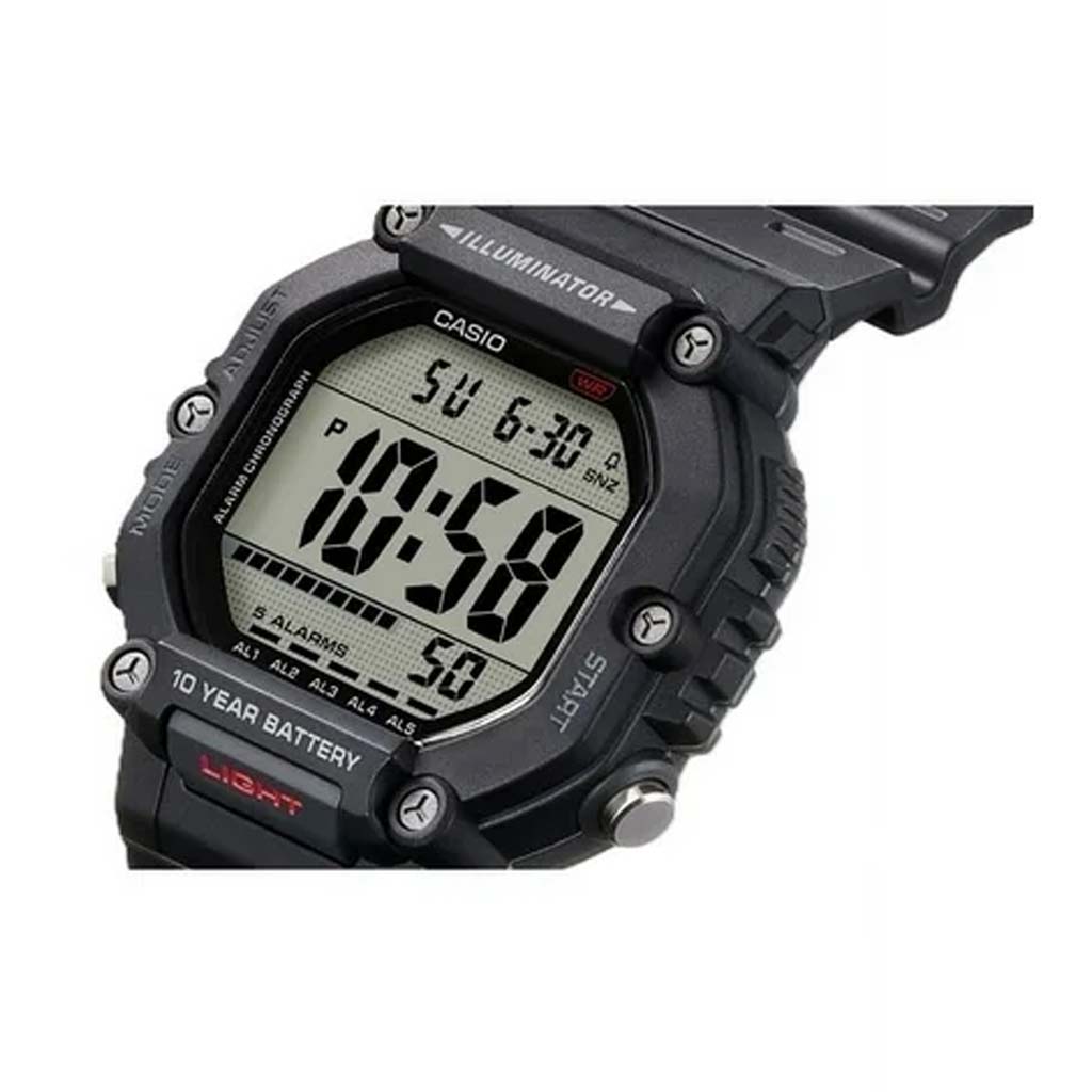 Reloj Casio AE-1600H-1BVCF Digital Negro - Imagen 2