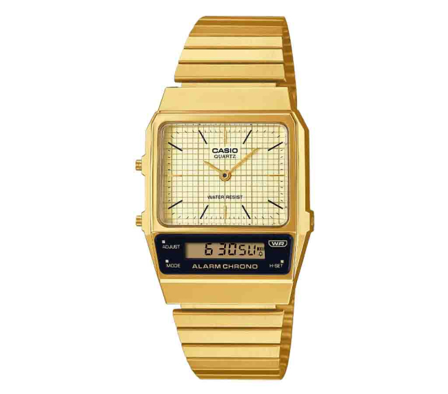 Reloj Casio Vintage AQ-800EG-9ACG Gold