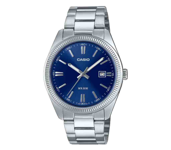 Reloj Casio MTP-1302D-2AVVT Plateado/Azul