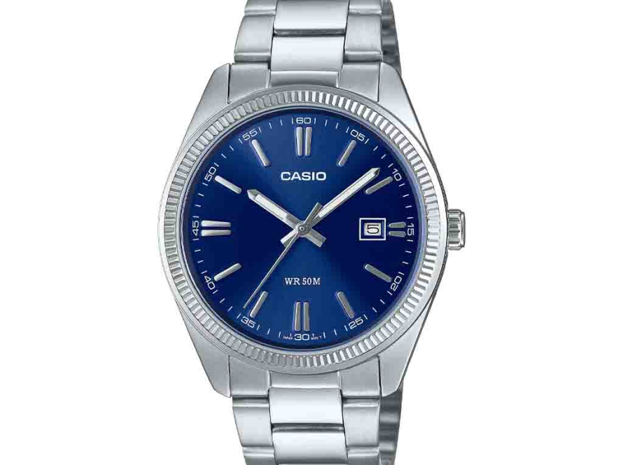 Reloj Casio MTP-1302D-2AVVT Plateado/Azul