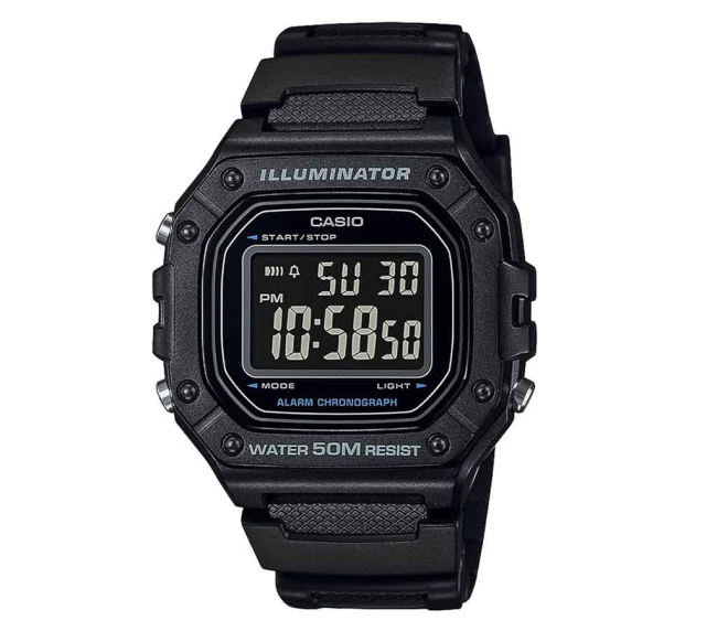 Reloj Casio Digital W-218h-1bvcf Negro