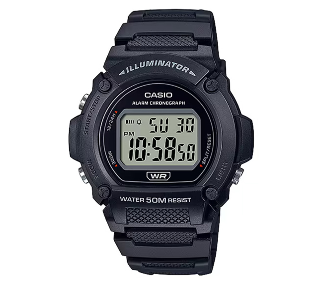 Reloj Casio W-219H-1AV Negro