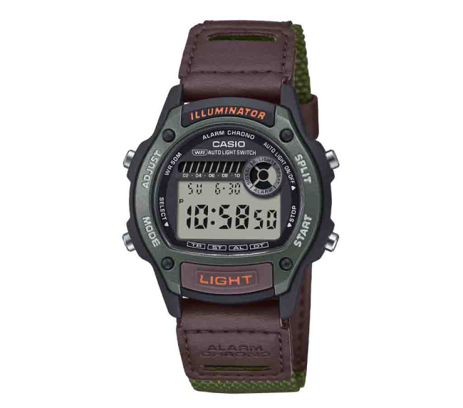 Reloj Casio W-220HF-3AV Marrón/verde militar