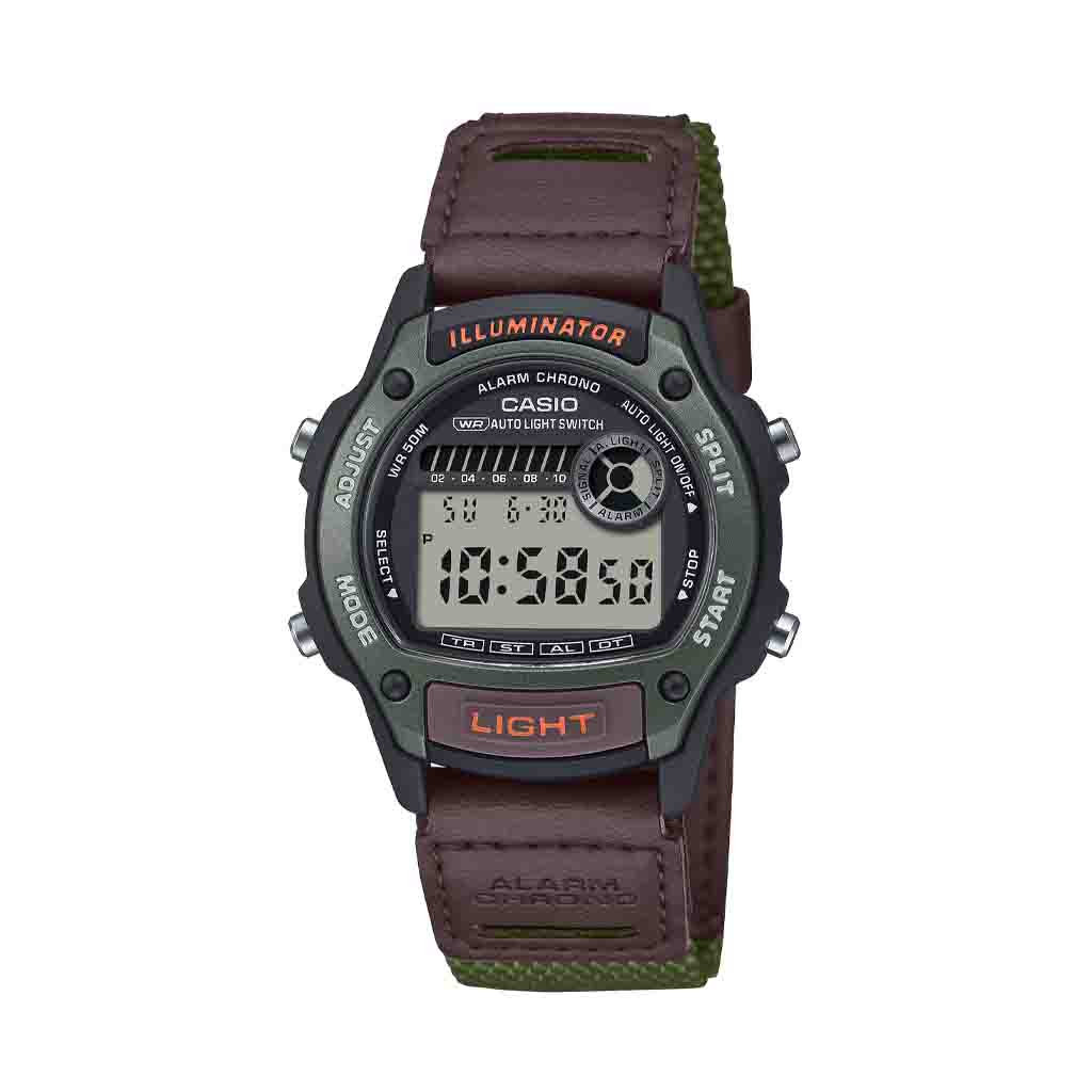 Reloj Casio W-220HF-3AV Marrón/verde militar