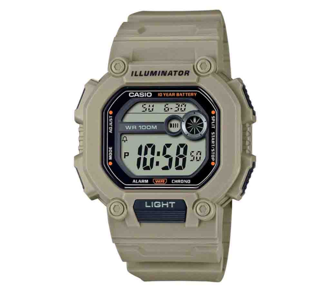 Reloj Casio Digital W-737HX-5AV Beige