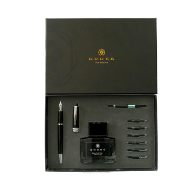 Set Cross Bailey AT0456-7MS/5: Juego de Pluma Fuente con Tinta y Convertidor