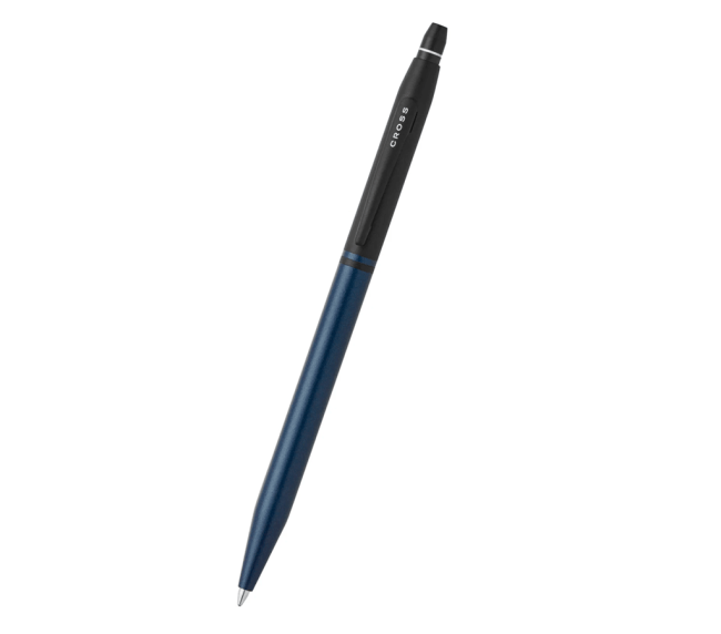 Bolígrafo A.T. Cross CLICK Tuxeado Azul Metálico Satinado - AT0622-124