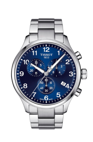 Reloj TISSOT CHRONO XL CLASSIC T116.617.11.047.01 DIAMETER: 45 MM QUARTZ MOVEMENT SCRATCH RESISTANT SAPPHIRE GLASS
