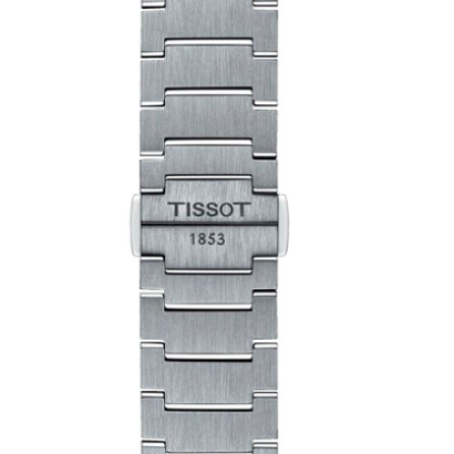 Reloj TISSOT PRX POWERMATIC 80 T137.407.21.031.00 ACERO INOXIDABLE DE 35 MM DE DIÁMETRO DISEÑO DE CAJA ICÓNICA MANECILLAS DE LAS HORAS Y LOS MINUTOS RECUBIERTAS DE SUPER LUMINOVA® CARÁTULA COLORIDA CON EFECTO SOLAR BRAZALETE DE ACERO INTEGRADO