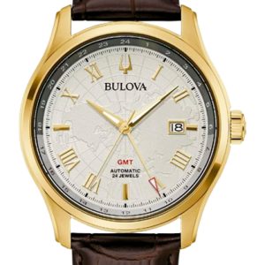 Reloj Bulova Wilton Gmt Caballero 97b210