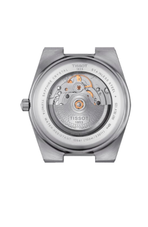 Reloj TISSOT PRX POWERMATIC 80 T137.407.11.091.00 MOVIMIENTO POWERMATIC 80 CON MUELLE DE EQUILIBRADO NIVACHRON™: 80 HORAS DE RESERVA DE MARCHA, ANTIMAGNÉTICO, RESISTENTE A CHOQUES Y TEMPERATURA. FONDO DE CAJA TRANSPARENTE BRAZALETE INTEGRADO DE LIBERACIÓN RÁPIDA PULSERA DE ACERO MONOESLABON CON SISTEMA INTERCAMBIABLE