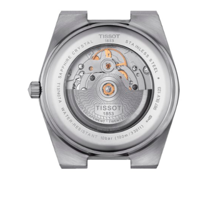 Reloj TISSOT PRX POWERMATIC 80 T137.407.11.091.00 MOVIMIENTO POWERMATIC 80 CON MUELLE DE EQUILIBRADO NIVACHRON™: 80 HORAS DE RESERVA DE MARCHA, ANTIMAGNÉTICO, RESISTENTE A CHOQUES Y TEMPERATURA. FONDO DE CAJA TRANSPARENTE BRAZALETE INTEGRADO DE LIBERACIÓN RÁPIDA PULSERA DE ACERO MONOESLABON CON SISTEMA INTERCAMBIABLE