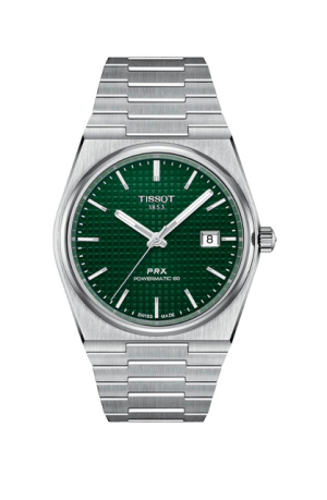 Reloj TISSOT PRX POWERMATIC 80 T137.407.11.091.00 MOVIMIENTO POWERMATIC 80 CON MUELLE DE EQUILIBRADO NIVACHRON™: 80 HORAS DE RESERVA DE MARCHA, ANTIMAGNÉTICO, RESISTENTE A CHOQUES Y TEMPERATURA. FONDO DE CAJA TRANSPARENTE BRAZALETE INTEGRADO DE LIBERACIÓN RÁPIDA PULSERA DE ACERO MONOESLABON CON SISTEMA INTERCAMBIABLE