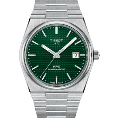 Reloj TISSOT PRX POWERMATIC 80 T137.407.11.091.00 MOVIMIENTO POWERMATIC 80 CON MUELLE DE EQUILIBRADO NIVACHRON™: 80 HORAS DE RESERVA DE MARCHA, ANTIMAGNÉTICO, RESISTENTE A CHOQUES Y TEMPERATURA. FONDO DE CAJA TRANSPARENTE BRAZALETE INTEGRADO DE LIBERACIÓN RÁPIDA PULSERA DE ACERO MONOESLABON CON SISTEMA INTERCAMBIABLE