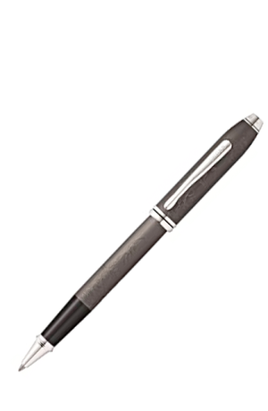 Pluma Cross HAN SOLO AT0045D-53 Marca Cross Submarca/Modelo Townsend Escribe Bolígrafo Finalizar gris metalizado Recortar Plata/Cromo Tipo de punta bola de rodillos Tamaño de la punta Multa Color de tinta/plomo - Real Negro