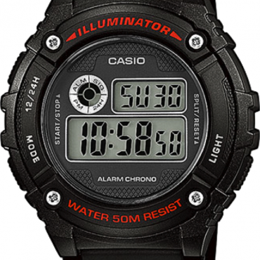 RELOJ CASIO CABALLERO W-216H-1AVCF