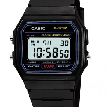 RELOJ CASIO UNISEX F-91W-1X