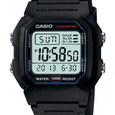 RELOJ CASIO CABALLERO W-800H-1AVCF
