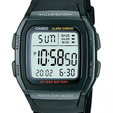 RELOJ CASIO CABALLERO W-96H-1BVCF
