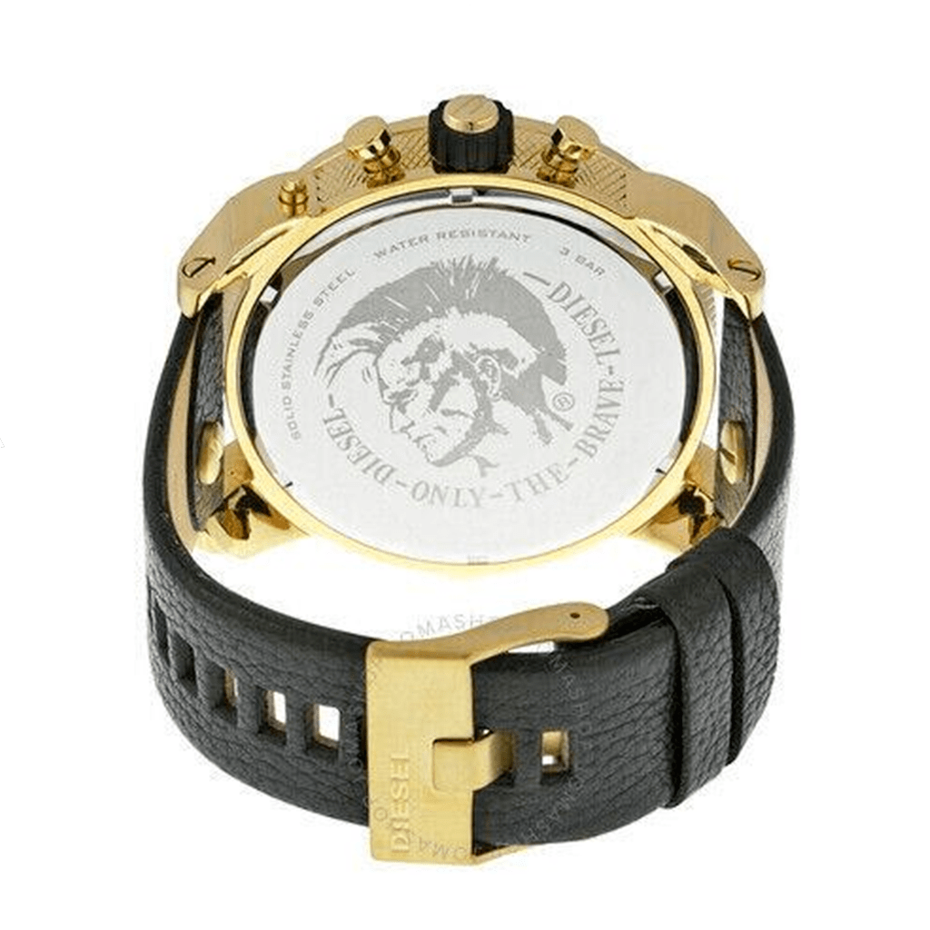 Dorado diésel dz7347 52 mm brazalete de acero y carcasa para hombre reloj  Mineral: .es: Relojes