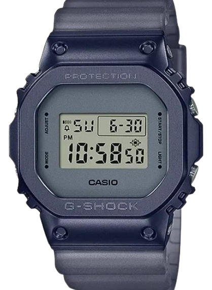 Reloj Caballero Casio G-shock Youth Humeado Azul GM-5600MF-2CR