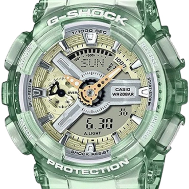 Reloj G-shock Caballero Casio S-series Brillo Metálico GMA-S110GS-3ACR