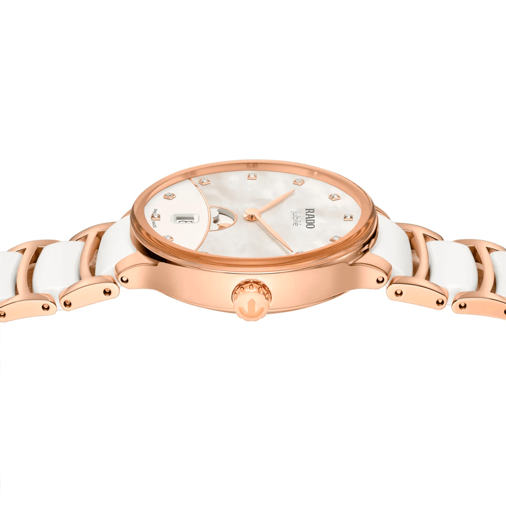 Reloj Rado CENTRIX Moonphase Para dama R30232922 3