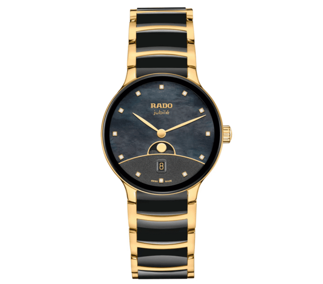 Reloj Rado CENTRIX Moonphase Para dama R30233942 1
