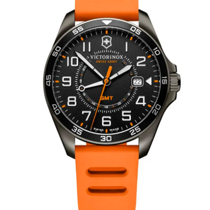 Reloj Victorinox caballero 241897 Tipo de Cristal: Zafiro Resistente al Agua: 100 M (10 ATM) Carátula: Redonda Movimiento: Cuarzo Extensible: Caucho Garantía con Proveedor: 5 Años