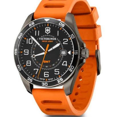 Reloj Victorinox caballero 241897 Tipo de Cristal: Zafiro Resistente al Agua: 100 M (10 ATM) Carátula: Redonda Movimiento: Cuarzo Extensible: Caucho Garantía con Proveedor: 5 Años