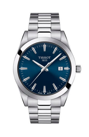 Reloj TISSOT GENTLEMAN T127.410.11.041.00 DIAMETER: 40 MM QUARTZ MOVEMENT SCRATCH RESISTANT SAPPHIRE GLASS Género Caballero Garantía 2 años de Garantía Hermeticidad Hermético hasta una presión de 10 bares (100 metros/330 pies) SKU T1274101104100 Colección T-Classic Peso (g) 142