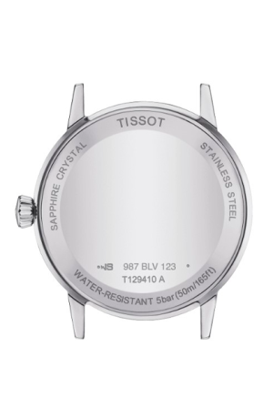 Reloj TISSOT CLASSIC DREAM T1294101605300 INTERCHANGEABLE QUICK RELEASE BRACELET Género Caballero Garantía 2 años de Garantía Hermeticidad Hermético hasta una presión de 10 bares (100 metros/330 pies) SKU T1166171604700 Colección T-Sport Peso (g) 75