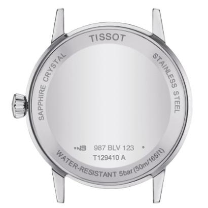 Reloj TISSOT CLASSIC DREAM T1294101605300 INTERCHANGEABLE QUICK RELEASE BRACELET Género Caballero Garantía 2 años de Garantía Hermeticidad Hermético hasta una presión de 10 bares (100 metros/330 pies) SKU T1166171604700 Colección T-Sport Peso (g) 75