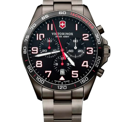 Reloj Victorinox Caballero 241890 Reloj deportivo y colorido para cada ocasión Reloj hecho en Suiza con funciones de cronógrafo y escala de taquímetro Legibilidad fácil las