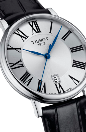 Reloj TISSOT CARSON PREMIUM T122.410.16.033.00 INTERCHANGEABLE QUICK RELEASE BRACELET Género Caballero Garantía 2 años de Garantía Hermeticidad Hermético hasta una presión de 5 bares (50 metros/165 pies) SKU T1224101603300 Colección T-Classic Peso (g) 49