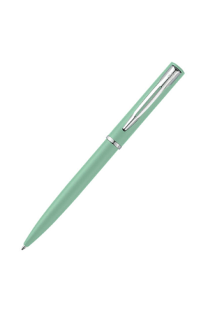 Boligrafo Allure MINT CT 2105304 El bolígrafo está cubierto con barniz pastel menta. El clip y el anillo están hechos de acero inoxidable y recubiertos con cromo brillante.